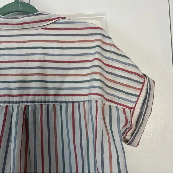 Madewell Colorful Stripe Cotton Top - Picture 9 of 11